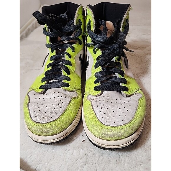 Nike Air Jordan Mens Shoes Sneakers Jordan 1 High Og Visionaries‎ Volt US Size 7 main image 8